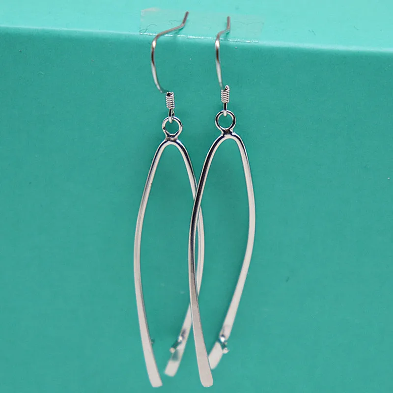 

925 Sterling Silver Earring Hooks for Jewelry DIY Making Fish Hook with Pinch Bails Ear Wire Pendant Clasp Components