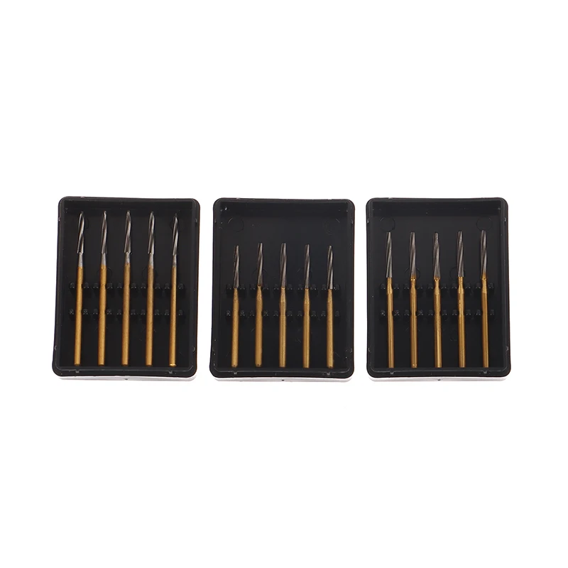 5 шт. стоматологические карбидные боры хирургические эндодонтические фрезы для