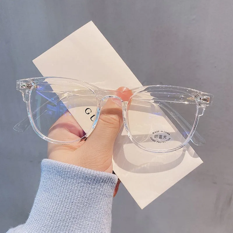 

Flat Light Mirror Anti-blue Light Glasses Myopia Anti-radiation Computer Eye Protection Men and Women Tide Flat Light Mirror