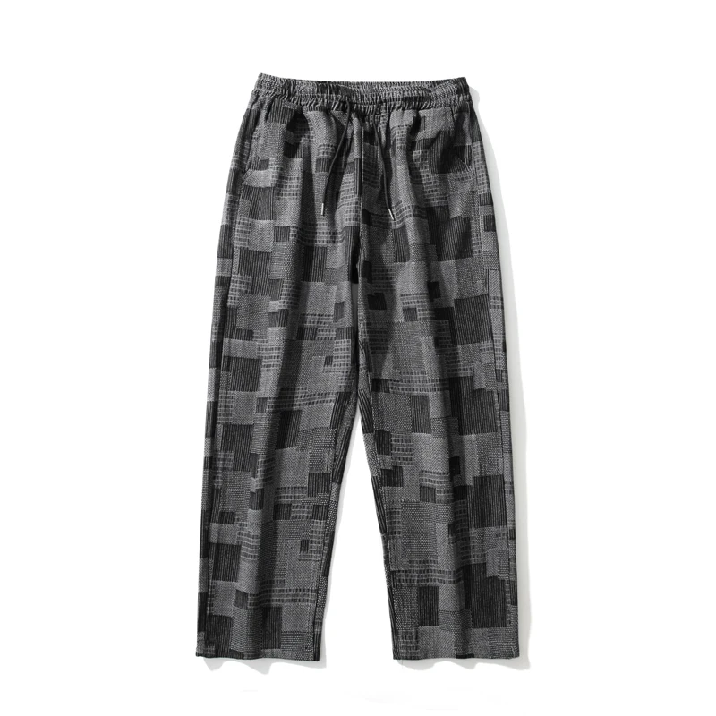 Blue Black Baggy Jeans Men Fashion Retro Casual Wide-leg Jeans Mens Streetwear Loose Hip-hop Straight Denim Trousers Men M-5XL