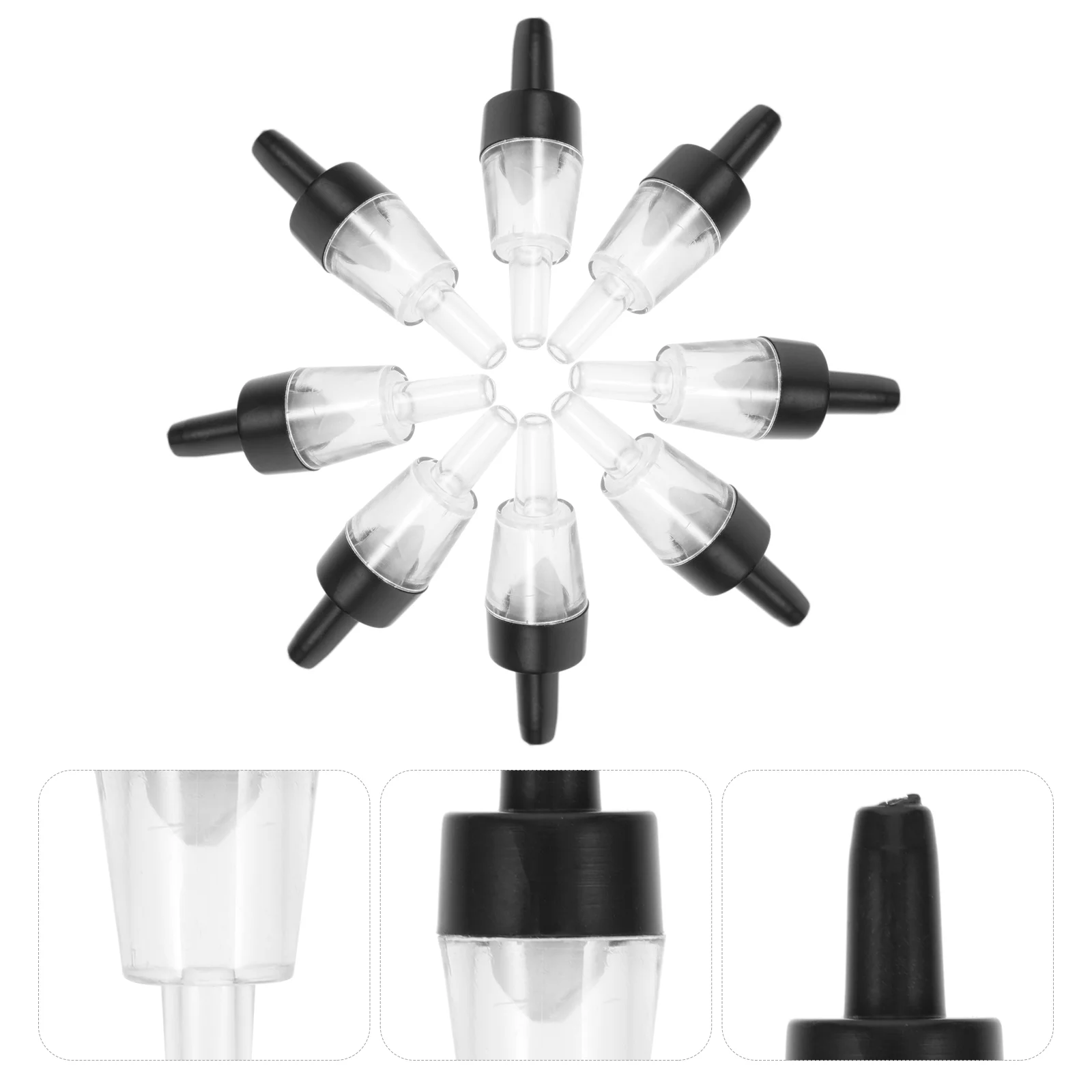 

25 Pcs Stop Valve Check Aquarium Air Pump Valves One Way Accessories Regulator Major Non-return