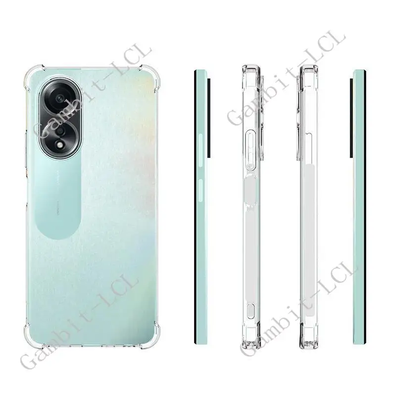 Для OPPO A58 A38 A18 A98 F23 A78 5G 4G Find X6 A2 Pro A17 K11x K11 силиконовая защитная задняя крышка для