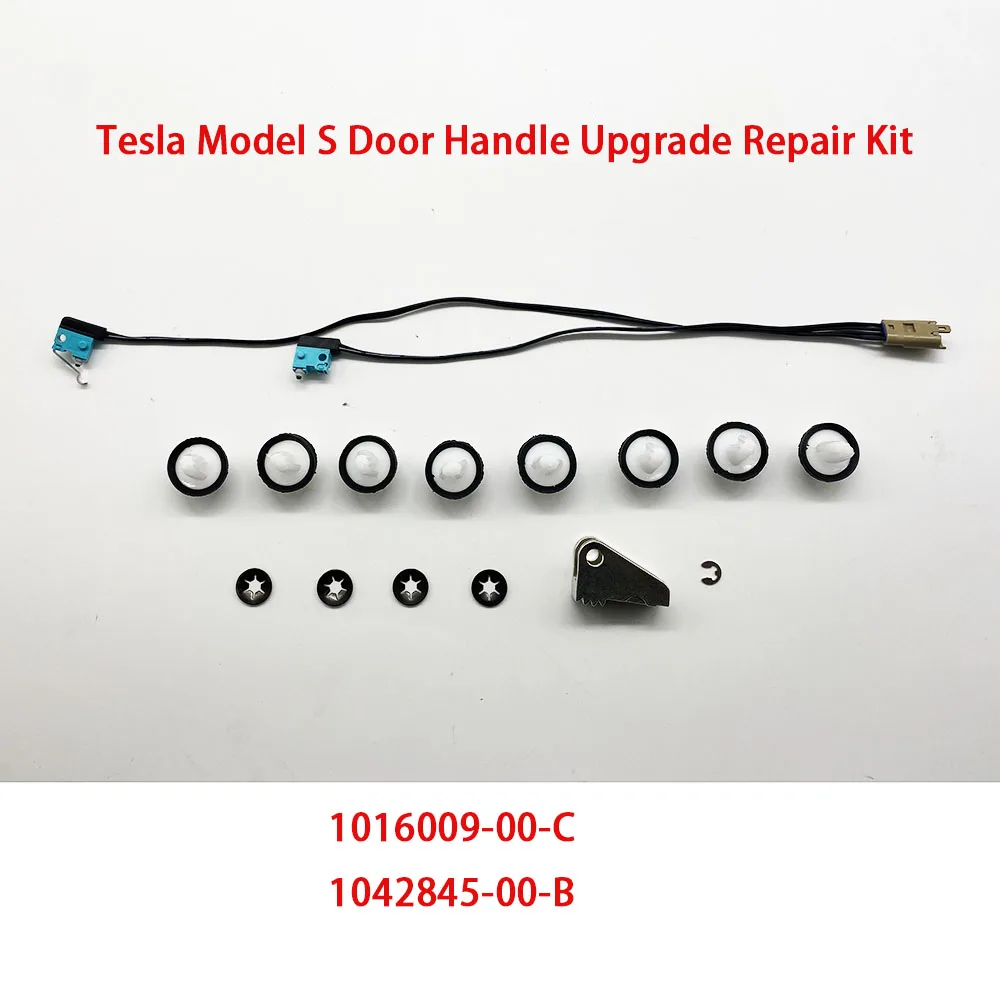 

4Pcs For Tesla Model S Door Handle Upgraded Reinforced Microswitch Harness 1016009-00-C Flexible Wiring Harness 1016009-00-E
