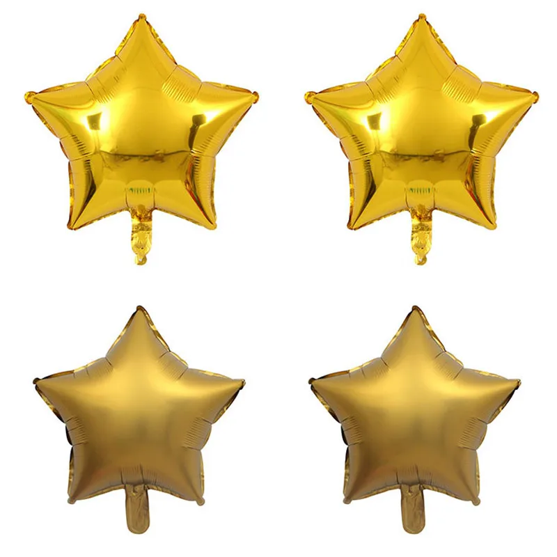 

18" Gold Star Foil Balloons Mylar Helium Balloons Perfect for Birthday Parties Weddings Baby Shower Decorations Pack of 30