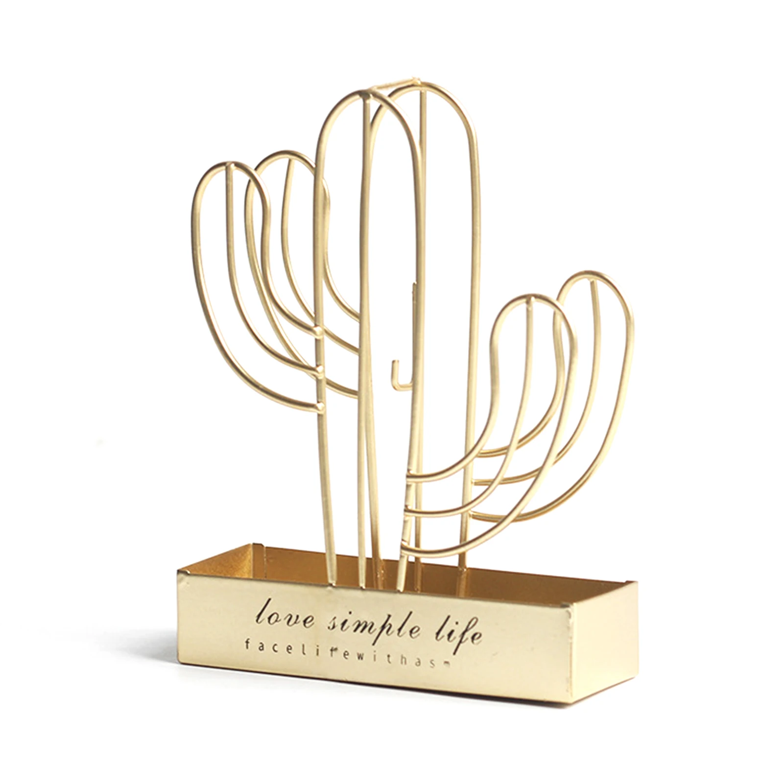 

Frame Cactus Shape Triangle Home Decor Iron Camping Bedroom Incense Burner Nordic Retro Indoor Outdoor Mosquito Coil Holder