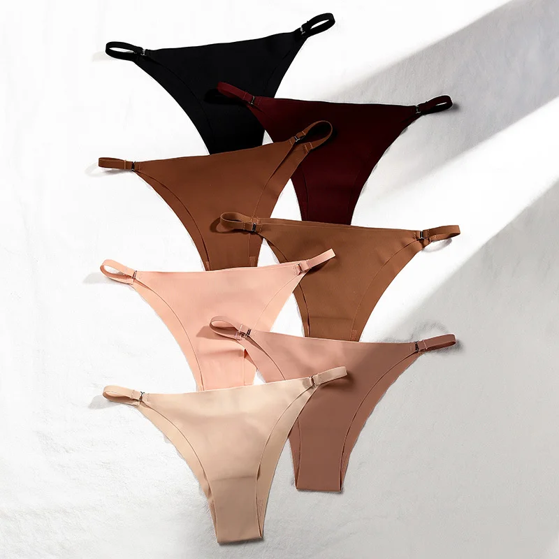 

SP&CITY Solid Thin Traceless Sexy Underwear Women Sports Cotton Crotch Seamless Panties Breathable Low Waist Fitness Girl Briefs