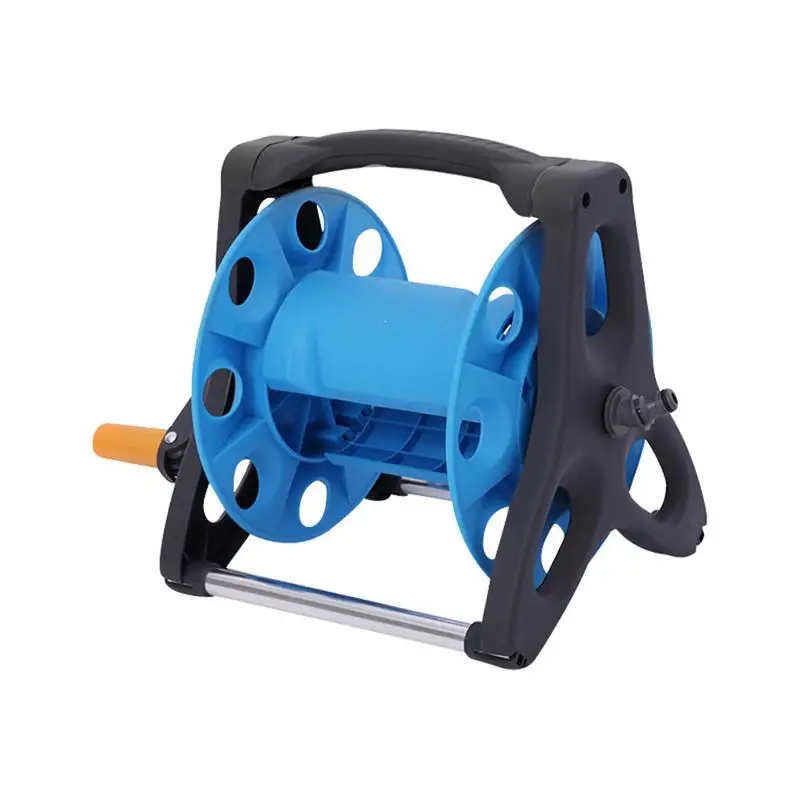 

Portable Water Hose Reels Holder Hand Cranked Water Hose Storage Reels Water Pipe Storage Rack Save Space Car Garden Supplies