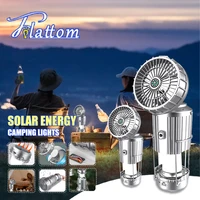 camping bluetooth audio solar fan lights usb charging emergency tent light camping decoration solar outdoor camping fan lamp