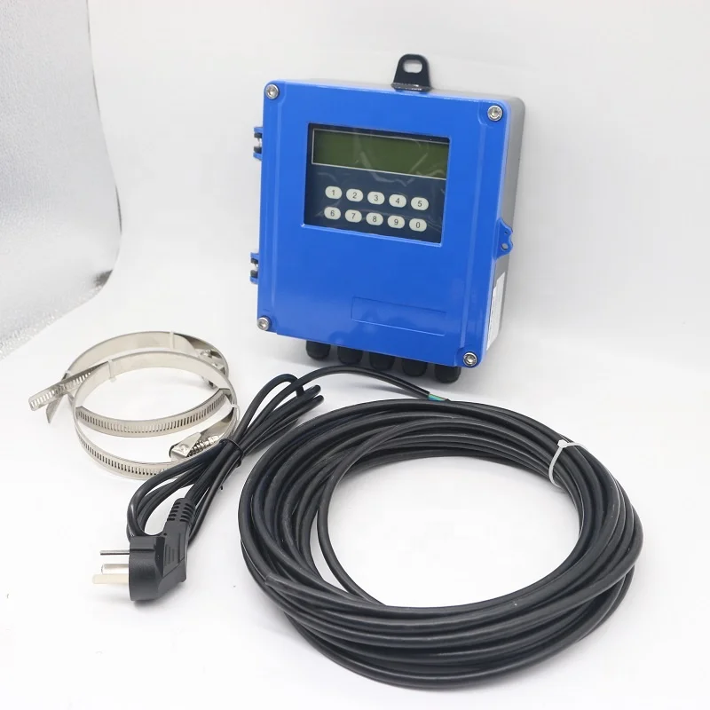 

Teren Flow Meters TDS/DTI-100F5 Fixed Wall-mount Ultrasonic Flowmeter Clamp on Flow Meter