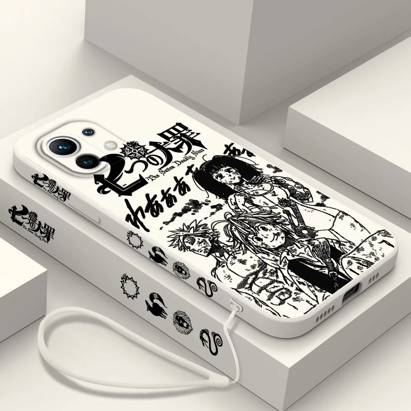 Чехол для телефона с изображением смертных грехов из семи комиксов Xiaomi 14 13 12 11 10 T
