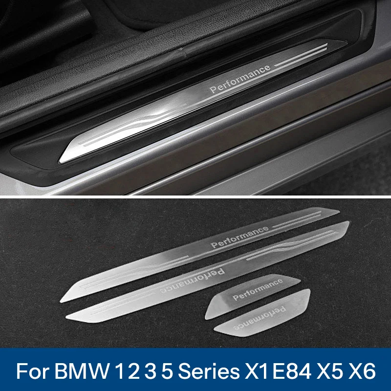 Для BMW 1 3 4 5 серии 3GT X1 X3 X4 X5 X6 E70 F25 F30 F10 F45 F15 E84 Накладка на порог автомобиля Добро