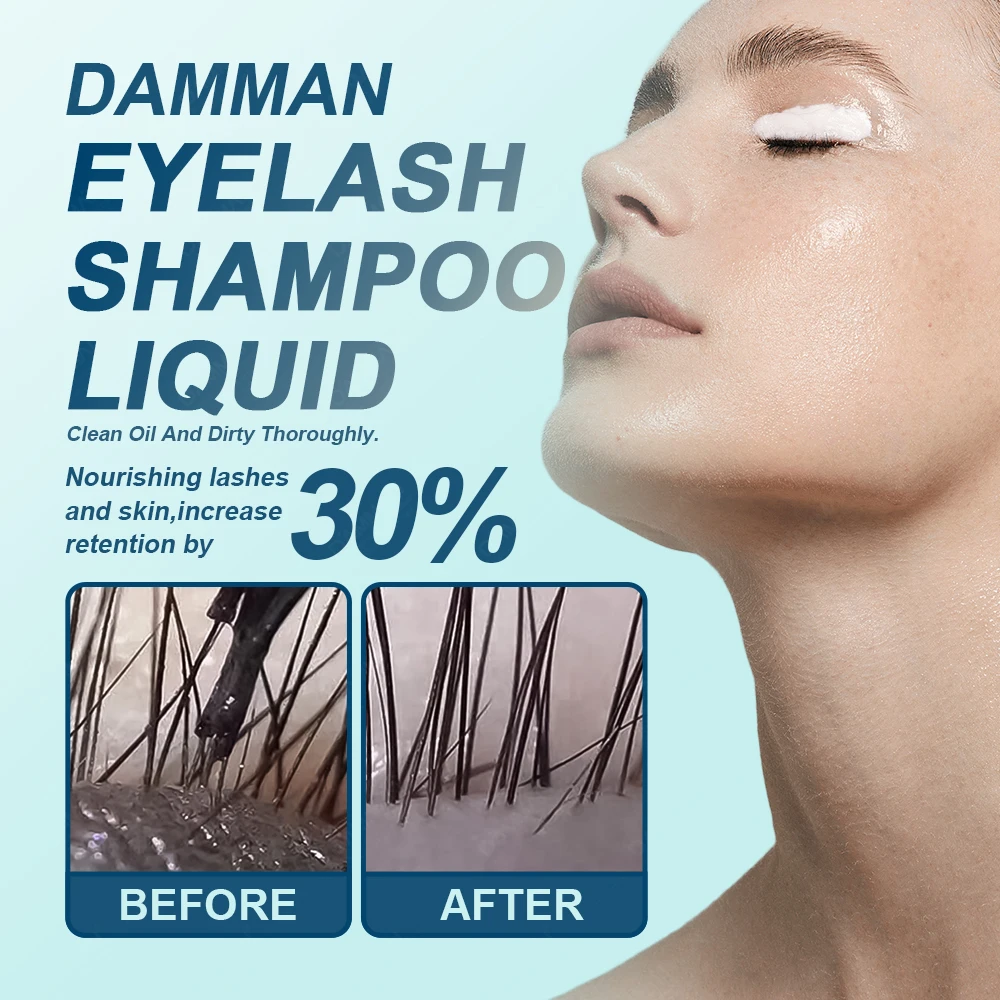 10 шт. 5 мл DAMMAN наращивание ресниц концентрированный мусс очищающий шампунь для