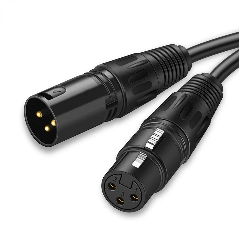 

XLR Cable Microphone for Cannon Plug XLR Cable Guitar Cable Extension Mikrofon Line for audio Mixer Amplifiers C117