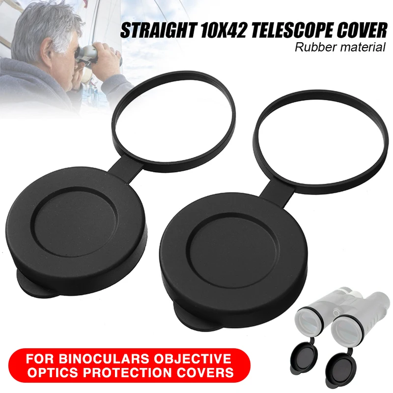 

Mayitr 1set 51-53mm Rubber Eyepiece And Objective Len Cap Binocular Protection Caps Telescope Lens Cover