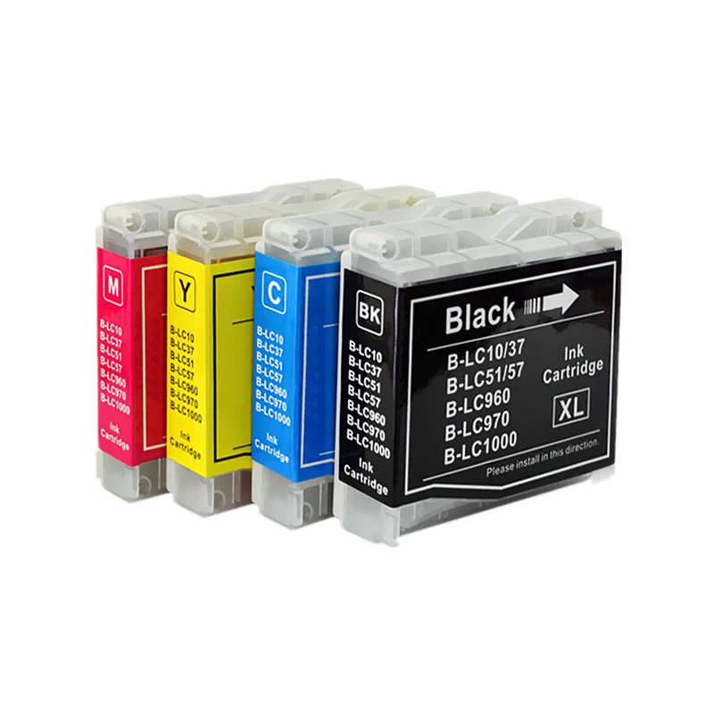 HTL LC51 LC37 LC57 LC970 LC1000 многоразовый картридж для принтера brother DCP-130C 135C 150C |