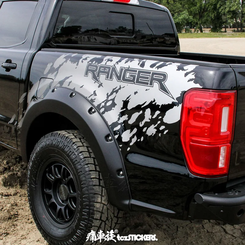 

2pcs new car sticker car decal Vinyl tail custom special fashion cool film FOR Ford Ranger