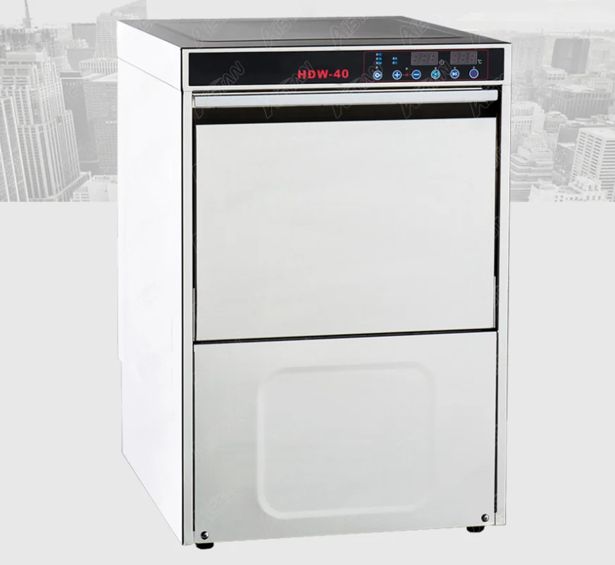 

HDW40 High Quality Commercial Dishwasher for Sale Dish Washing Machine Stainless Steel with Baskets