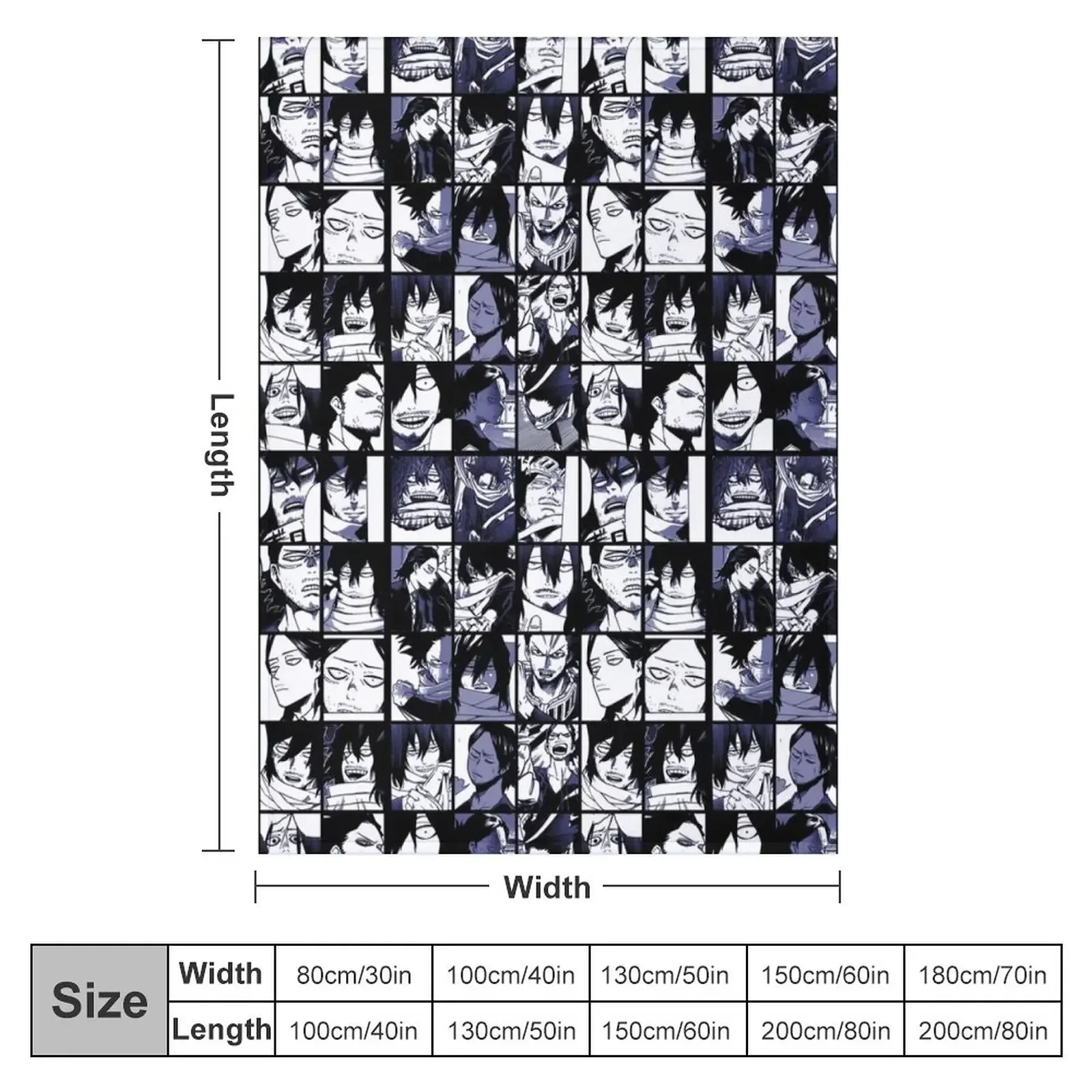 Новинка декоративное одеяло Aizawa Shota декоративные диваны для детей пушистые