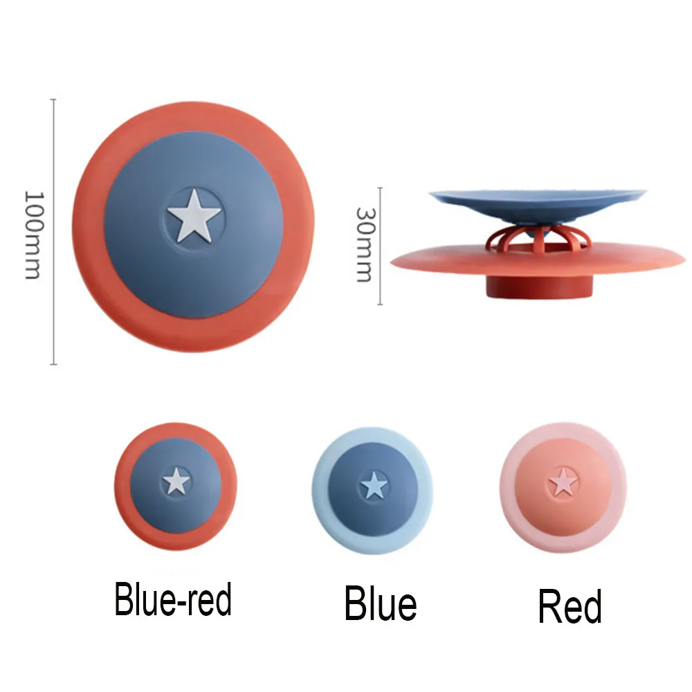 

3 Color Bathroom Hair Stopper Silicone Sink Drain Strainer Anti-blocking Plug Shower Room Floor Filter Bathroom Kitchen Accessor