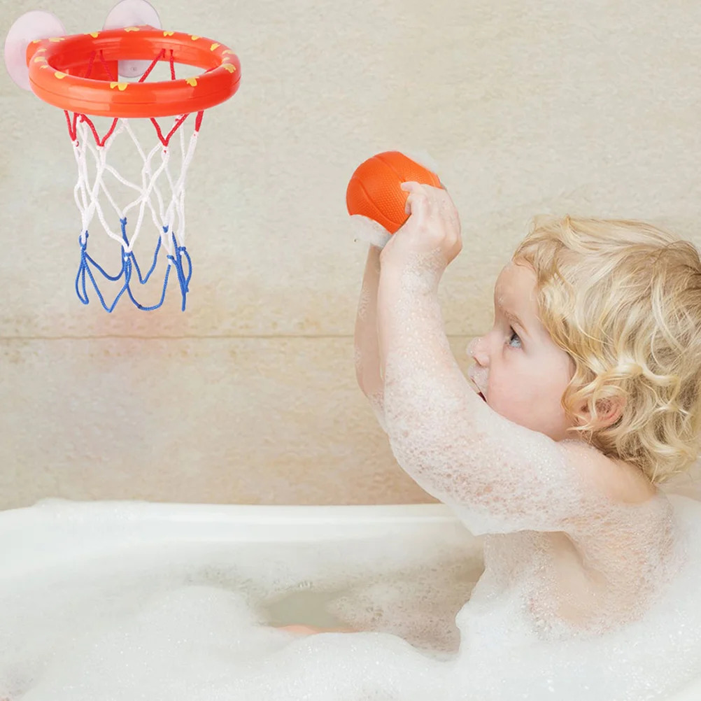 

Bath Plaything Pool Toys Kids Indoor Basketball Hoop Bathtub Shooting Game Hoops Stand Suction Cup Frames