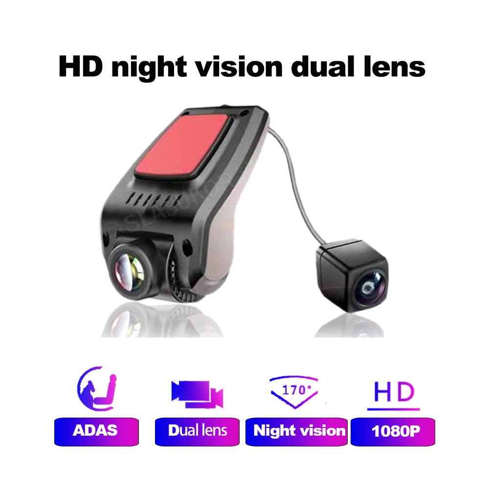 

1080P Full HD Car DVR Dash Cam Vehicle Video Recorder Registrar Auto Dash Camera Car Motion Detector ADAS Night Vision G-sensor