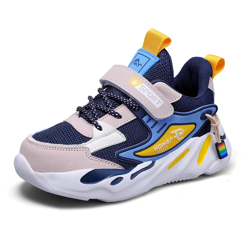 Comfortable Kid Running Shoes 2022 All Seasons Children Sneakers Breathable Non-slip Casual Shoes Boys Girls Sports Shoes