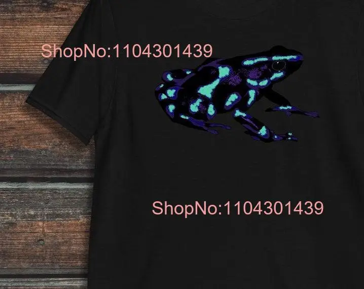 Фото Light Blue Dart Frog T Shirt Amphibian  long or short sleeves №1