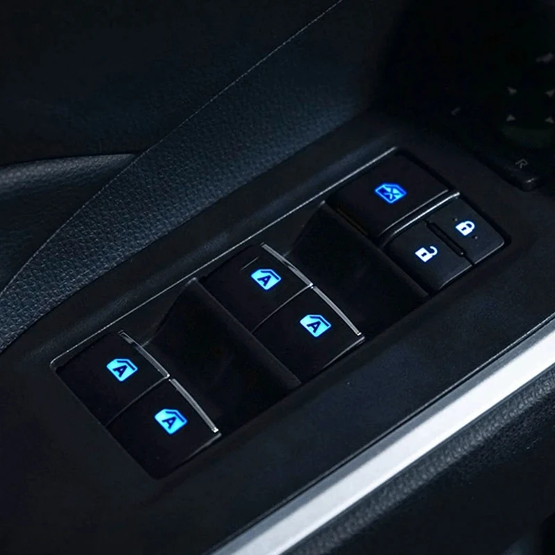 

LED Power Single Window Main Switch Window Main Switch For Toyota RAV4 2019-2022 Left Driving Backlight