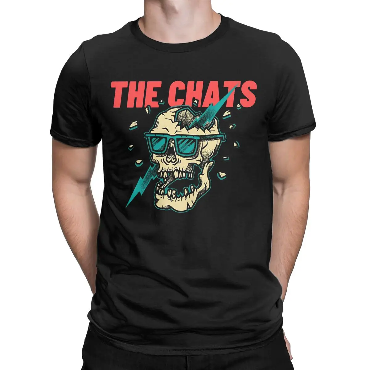 Мужская футболка The Chats Metal Rock Punk Smoko одежда из чистого хлопка винтажная с коротким
