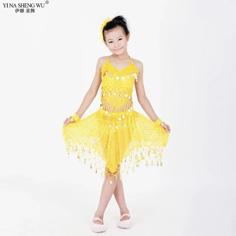 Детские костюмы для танца живота комплект восточных танцев девочек танцы