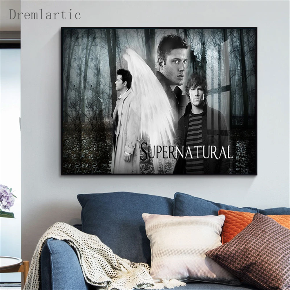 

Supernatural ER6 Canvas Art Paintings For Living Room Bedroom Posters And Prints Wall Poster Home Decor KC