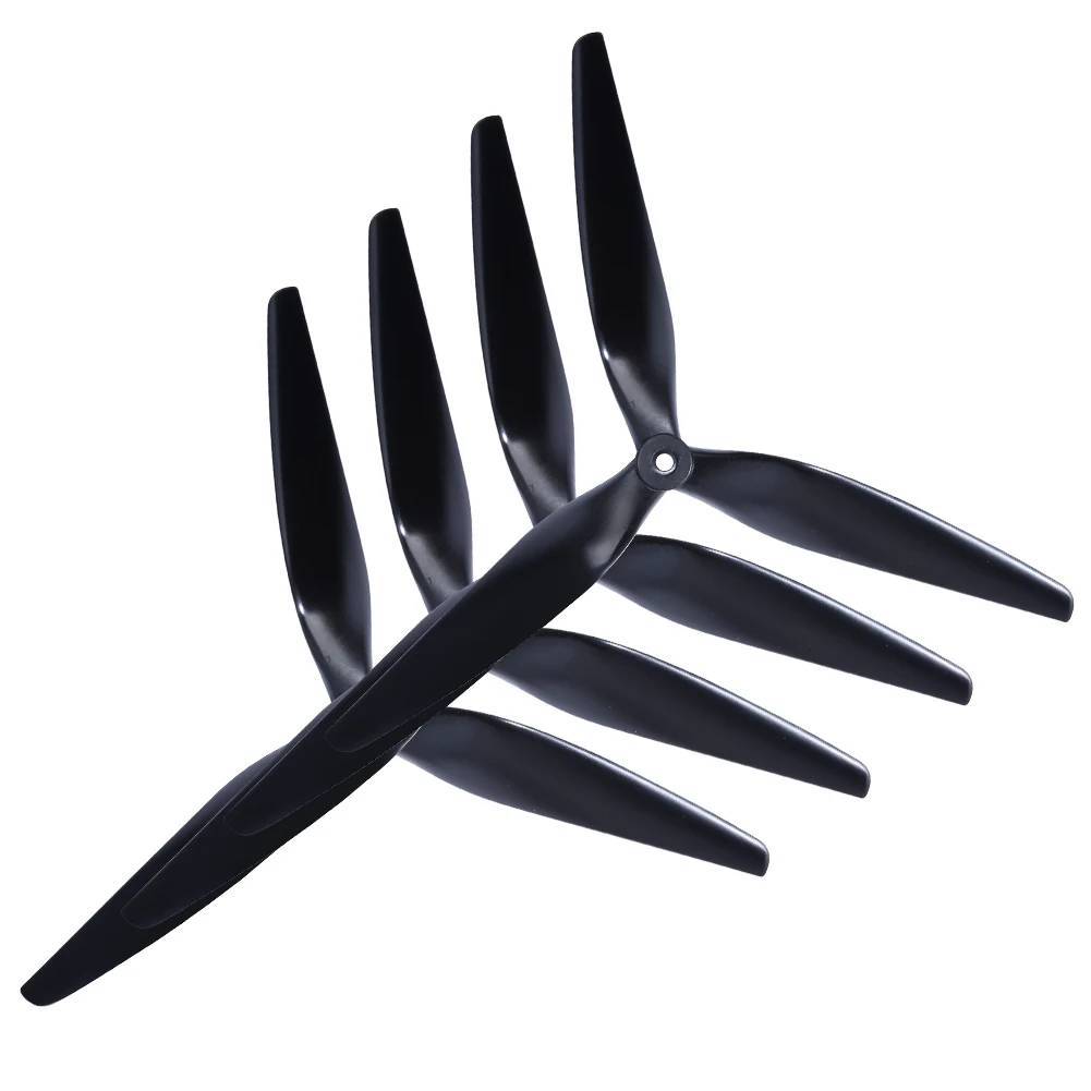 

2Pairs(2CW+2CCW) HQPROP 13X12X3 1312 3-Blade Black-Carbon Nylon Propeller for RC Multirotor 13inch X-Class Cinelifter Drones