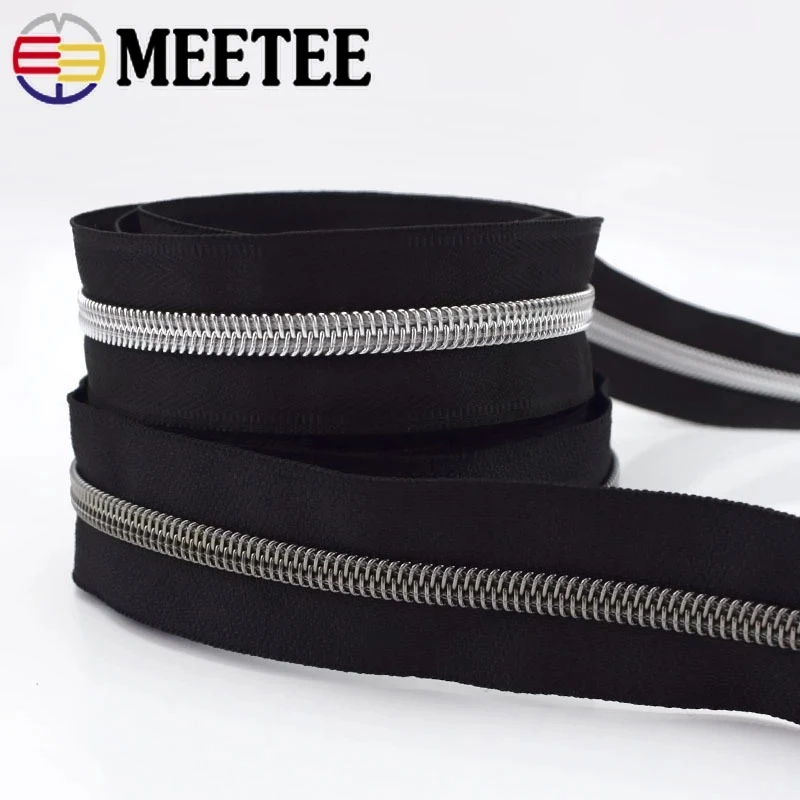 Нейлоновые застежки-молнии Meetee 3 #5 # 5/10 метров | Дом и сад