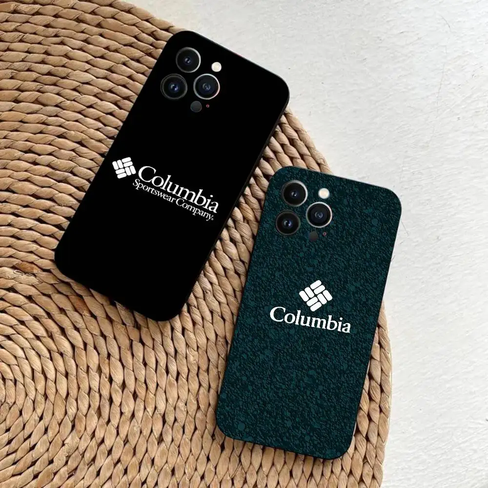 Фото Чехол для телефона с логотипом C-columbia-es, черный, силиконовый, мягкий, для iPhone 17, 16, 15, 14, 13, 12, 11, Air, Pro, Max, Plus №2