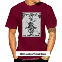 camiseta de the hanged man para hombre camisa de cartas de tarot major arcan tune telling occult nuevas tops de navidad