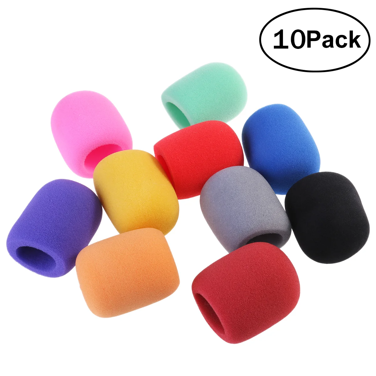 

10 Colors Microphone Handheld Stage Mic Windshileds Microphone Windscreens Covers