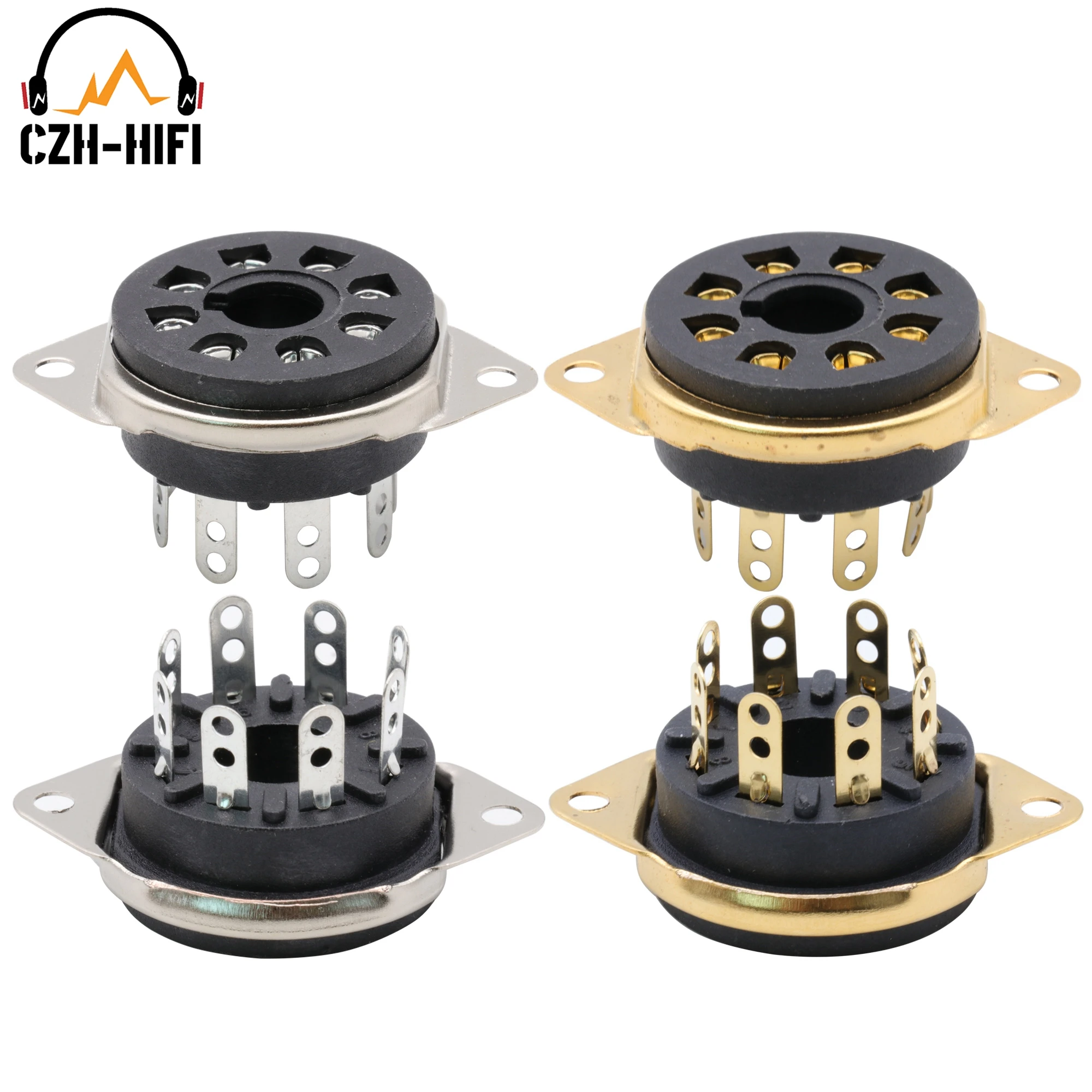 

1PC 8PIN K8A Octal TUBE SOCKET BAKELITE VALVE BASE for EL34 5881 6SL7 5AR4 6CA7 6V6 KT88 Vintage Audio Amplifier DIY