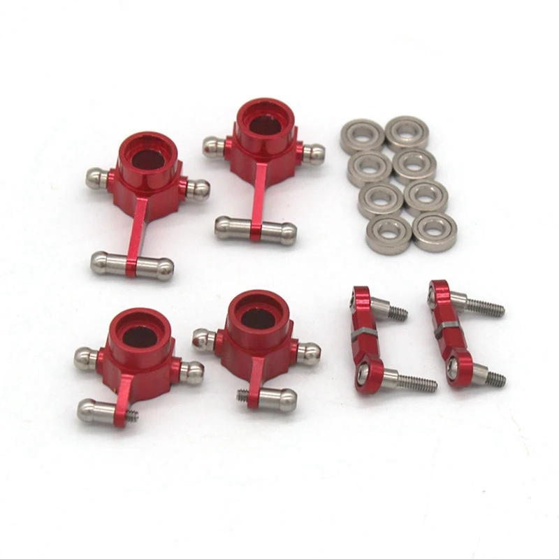 

Metal Steering Cup Link Rod Set for Wltoys K969 K979 K989 K999 P929 284131 1/28 RC Car Upgrades Parts Accessories