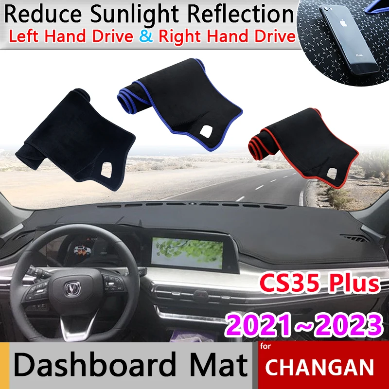 

Car Dashboard Cover Dash Board Mat Carpet Dashmat for Changan CS35 Plus 2021 2022 2023 Pad Sunshade Cushion Cape Rug Accessories