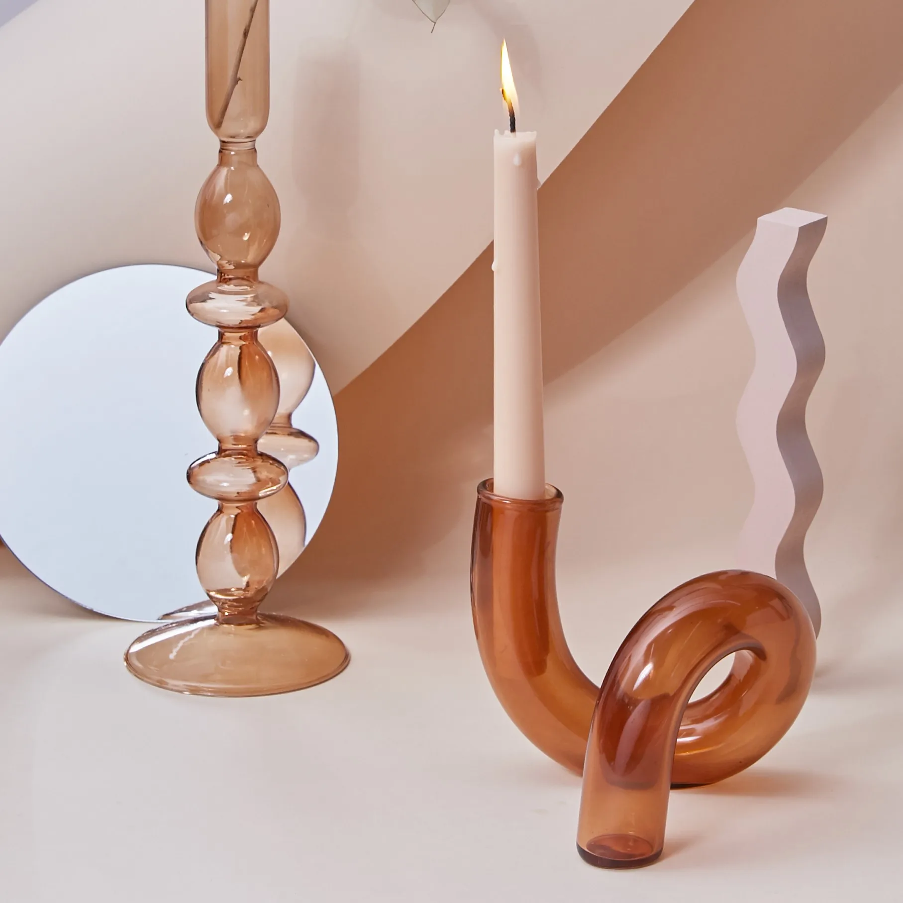 S Taper Candles Holder For Candlestick Dinner Candles Party And Wedding Centerpieces Table Decoration