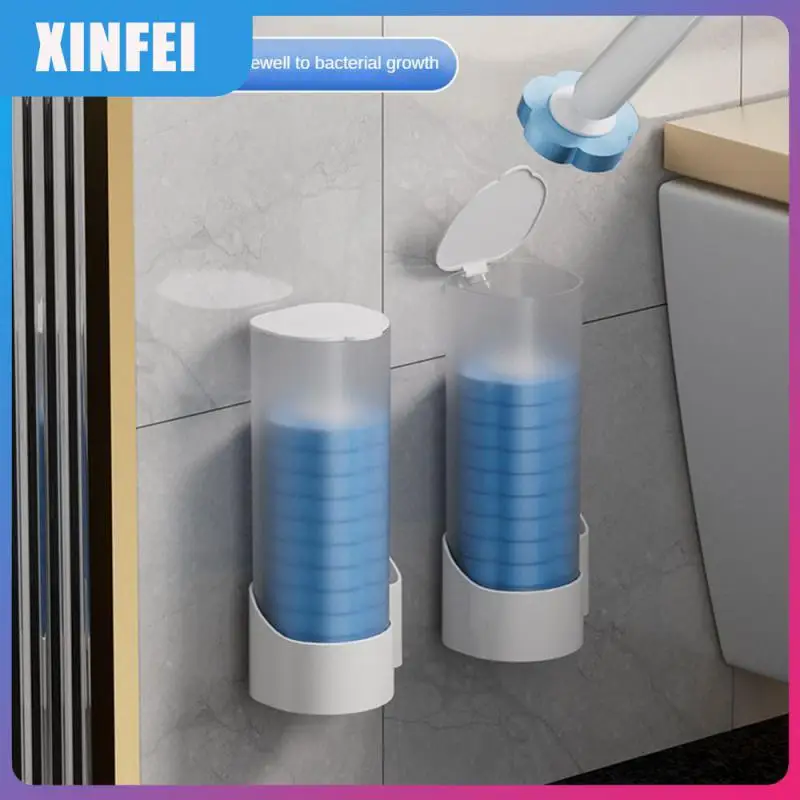 

Pp Sponge Brush Disposable Toilet Brush Transparent Cleaning Brush Set Toilet Brush Head Bathroom Products Modern Minimalist