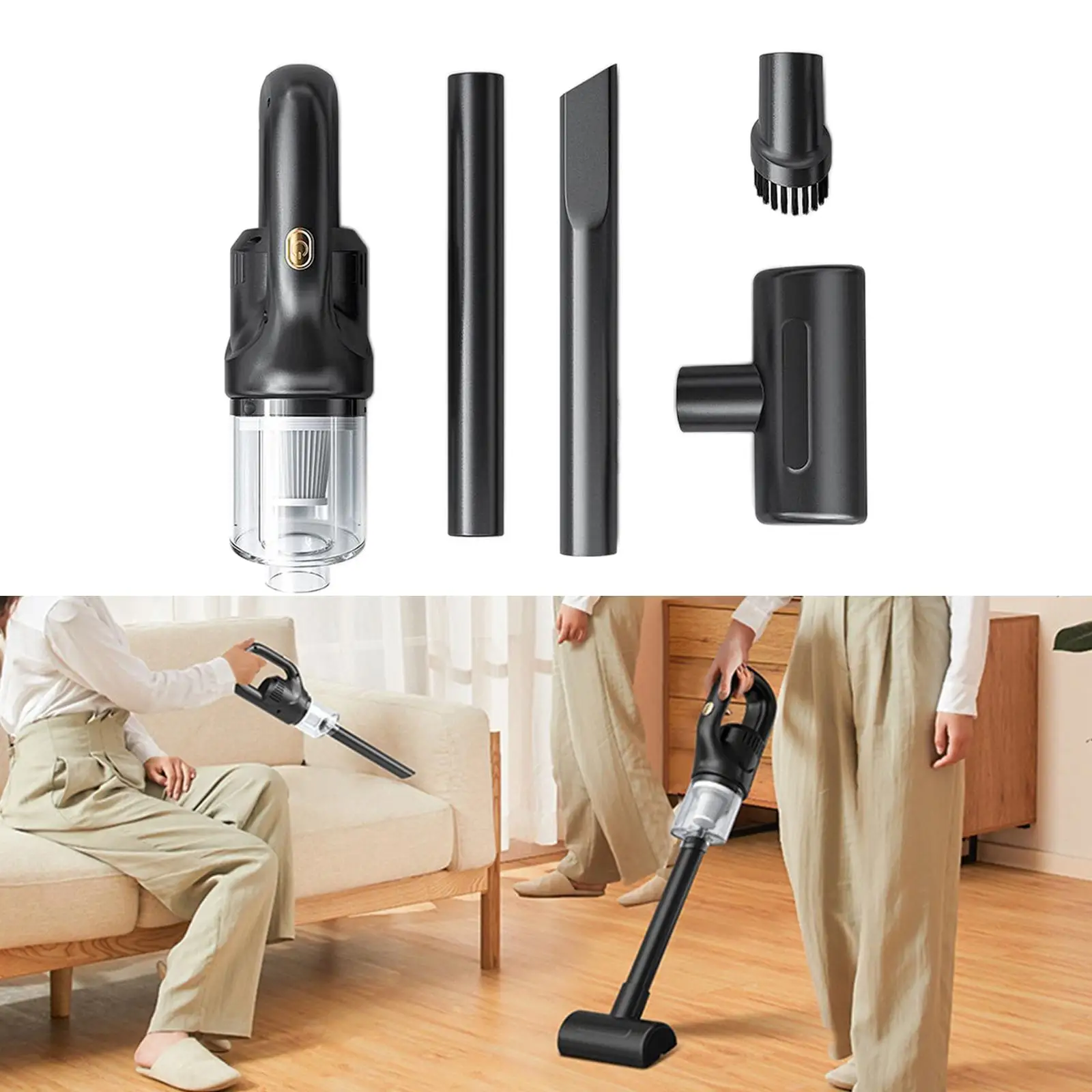 

Car Home Handheld Vacuum Cleaner 50Kpa Vacuuming Home Sofa Powerful Suction Dust