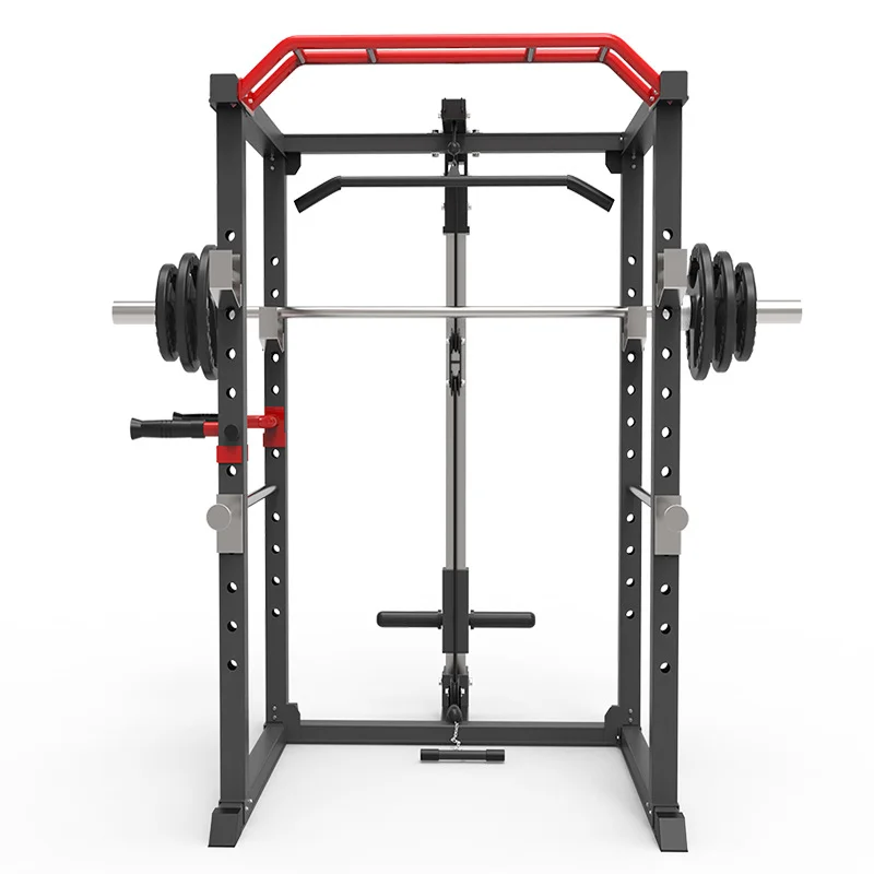 

Household Squat Rack Gym Equipment Multi Function Integrated Portable Folding Squat Rack