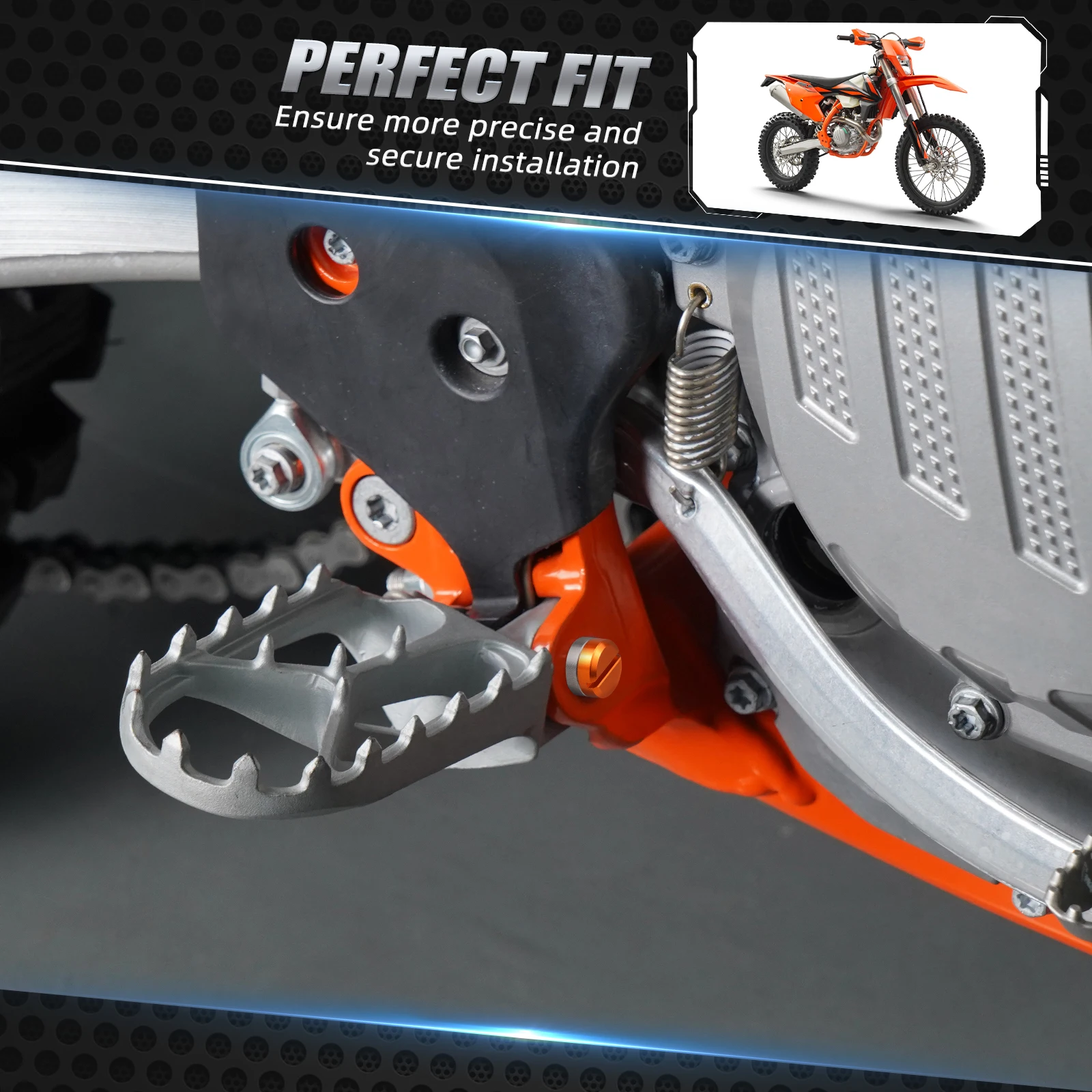 Подножки подножки Педальный штифт для KTM EXC EXCF SX XC SXF XCW Husqvarna Husaberg Beta Honda Yamaha 125 150 200