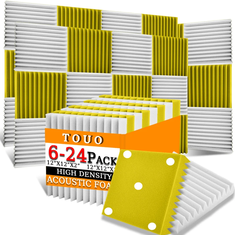 Комнатная Звукоизоляционная панель TOUO 6-24 шт. домашняя изоляционная настенная