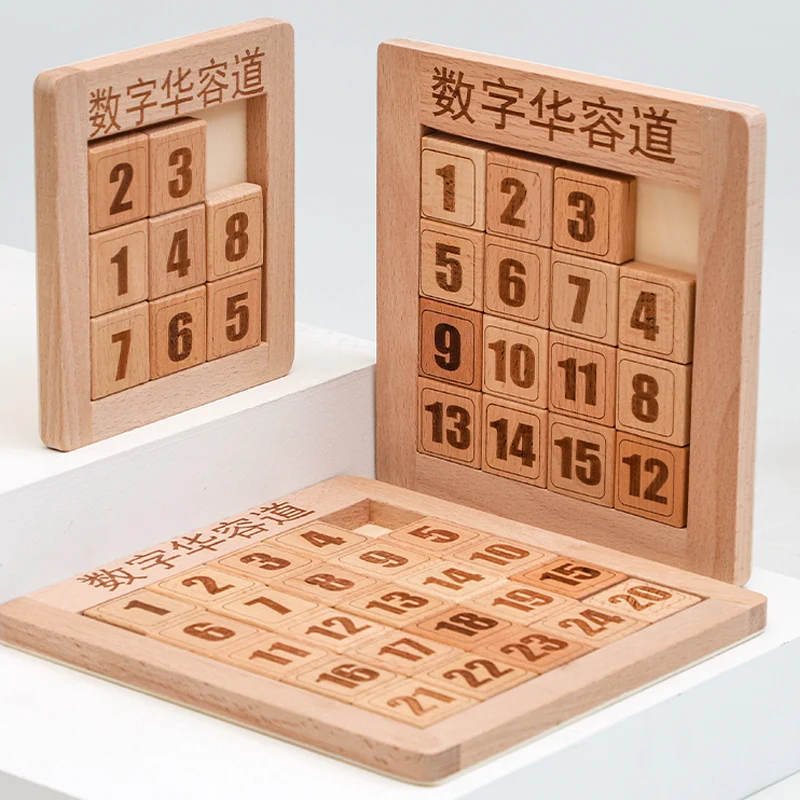 

3x3x3 4x4 5x5x5, раздвижная игра, магический куб, Магнитные Головоломки, игрушки для семьи, играющие в деревянные цифры, раздвижные