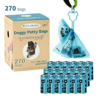 pet poop bag dog waste garbage bags hand free clip eco friendly for outdoor leak proof pet bags litter cleaning 120270 pieces