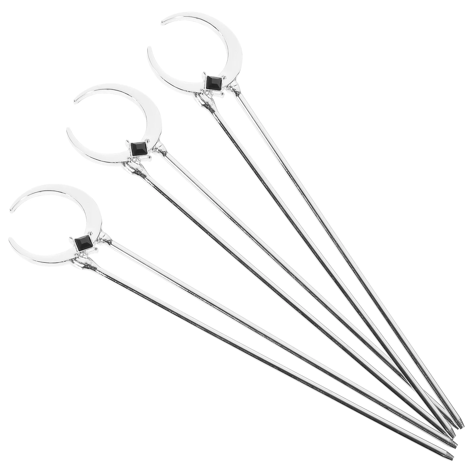 

3pcs Hair Chopsticks Vintage Hair Stick Long Hairpin Moon Hair Stick Hair Accessory for Women Girls