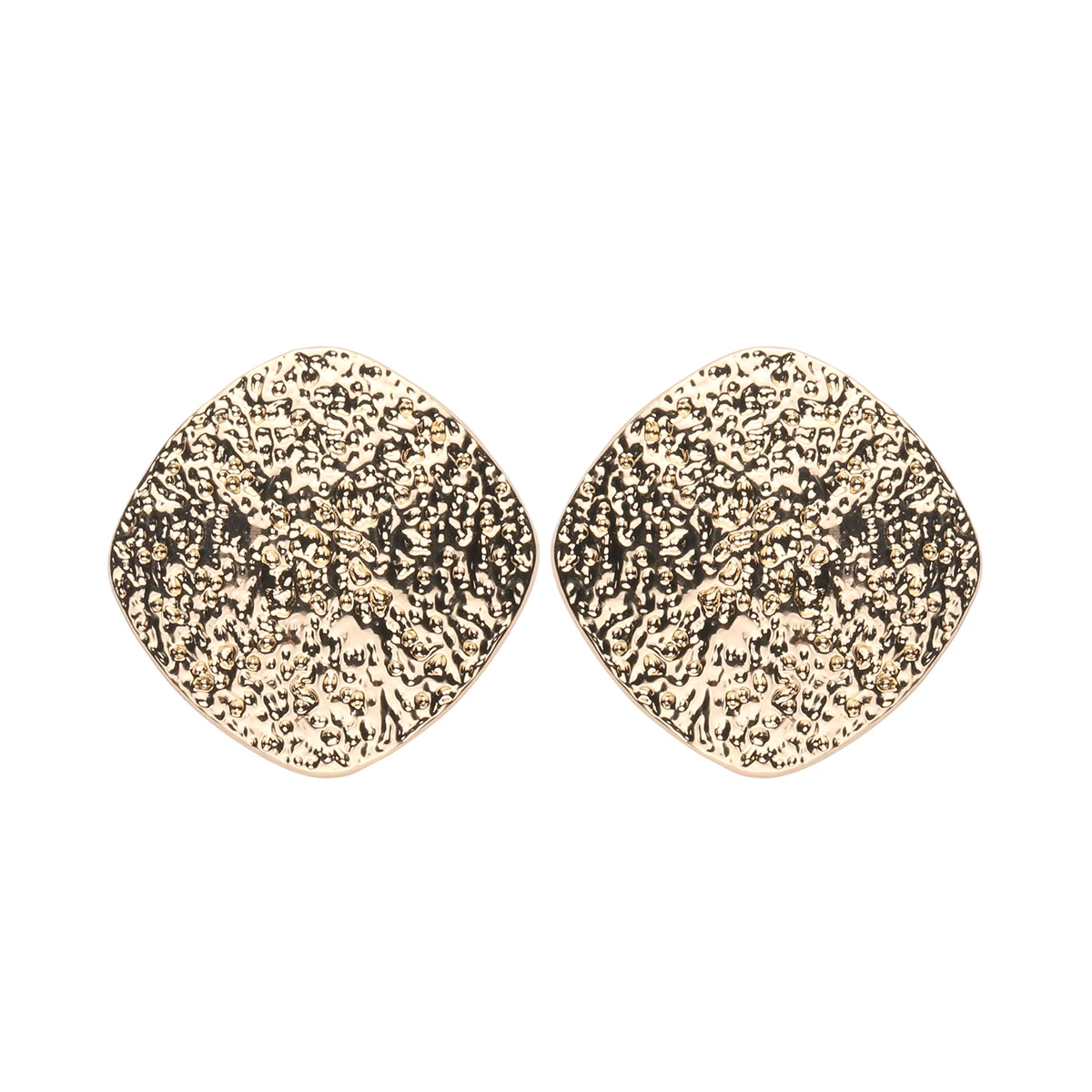 

CARTER LISA Simple Metal Geometric Golden Geometry Ladies Earrings Retro Party Accessories Jewelry
