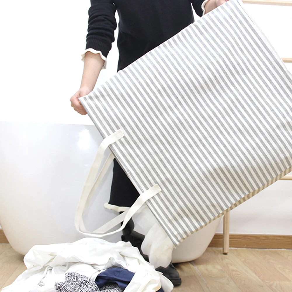 

Складная корзина для грязной одежды, игрушек, складная корзина для защиты от пыли, большая корзина для хранения, водонепроницаемая корзина ...